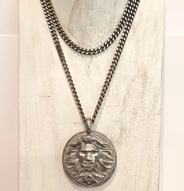 Alevá Bijoux Nata per Ruggire lange Halskette Bronze 77 cm