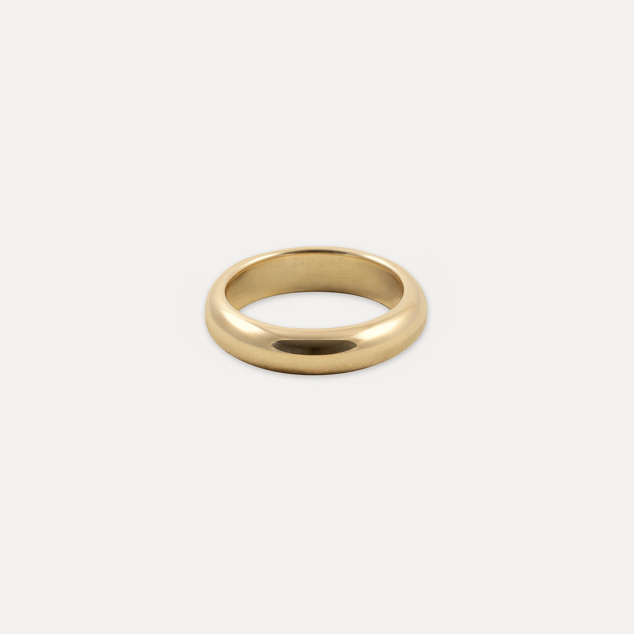 Stilnest Rings The Bold Fair Band Ring 585 Gold Gr. 52 massiv