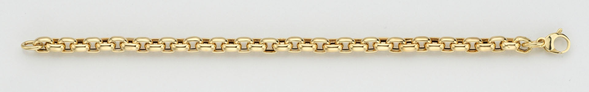 Eugen Rühle Erbskette halbmassiv 6,2mm Halskette 45cm Gold