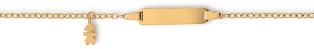 Eugen Rühle Armbänder ID-Band Ankerkette 590 Weißgold
