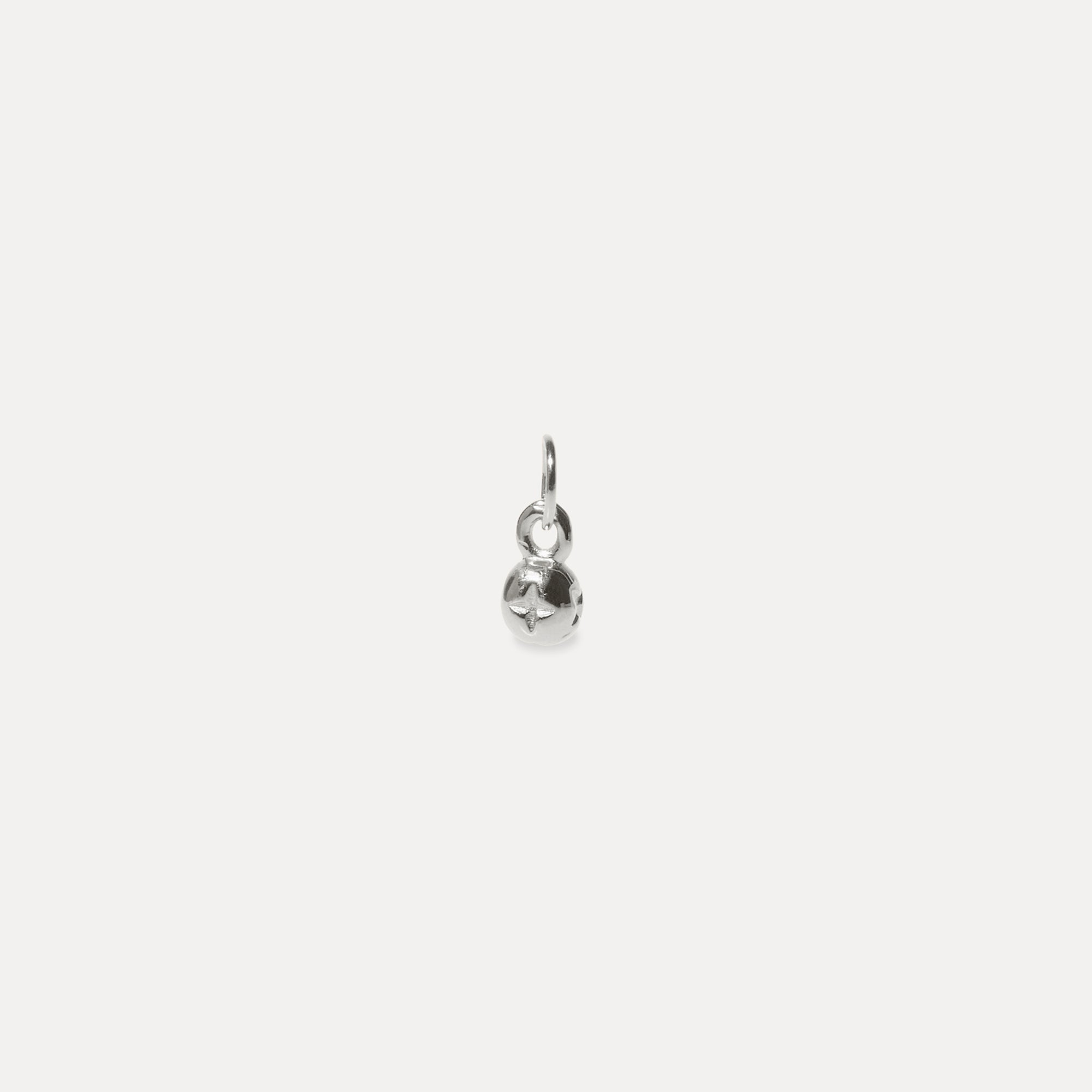 Stilnest Babe Halskette 925 Silber 45cm Sternkugel
