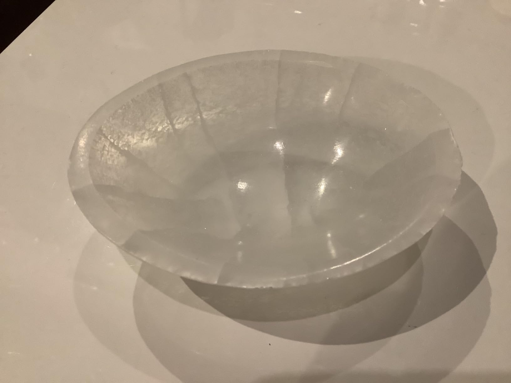 NKlaus HEALING CRYSTALS Selenit Schale 10x7cm 130g