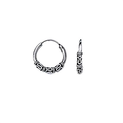 NKlaus Jewellery Keltische Creolen Silber 925 16 mm Paar