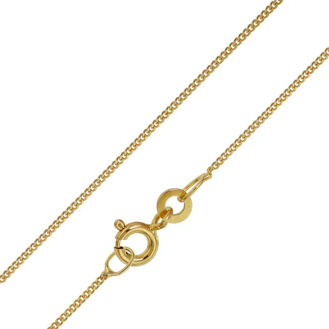 trendor Halsketten Panzerkette 41800 Goldkette 40 cm 585 Gold