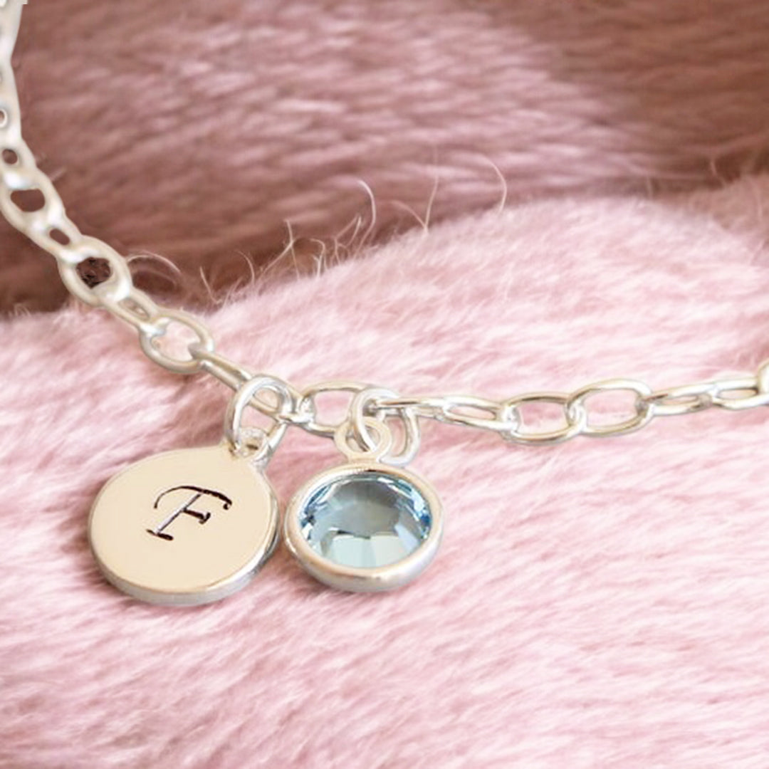 Joy by Corrine Smith Birthstone Armband Silber personalisiert