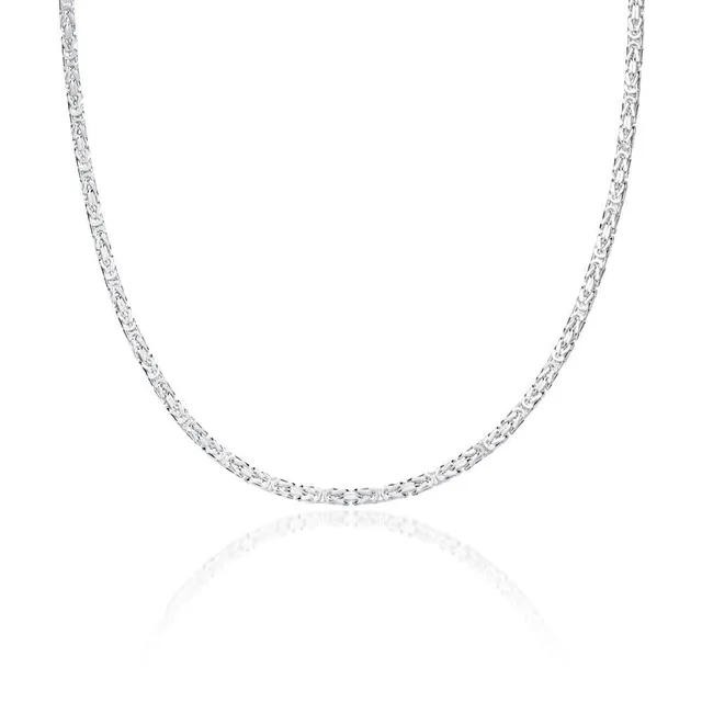 JEWLIX Königsketten Königskette Silber 925 2mm Herrenkette