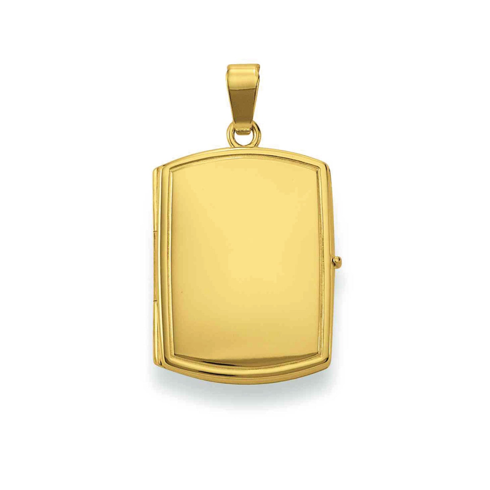Eugen Rühle Medaillon 18x24mm Anhänger Gold 750 Gelbgold