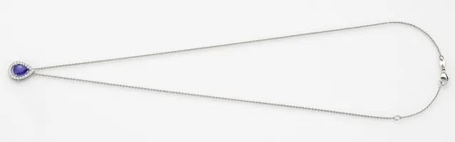 Eugen Rühle Anhänger 41.5876 Tropfen Tansanit Diamant 0,21ct 585GG