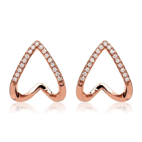 JEWLIX Ohrstecker SE0832 Ohrringe Roségold mit Zirkonia