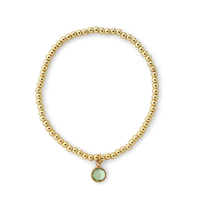 Joy by Corrine Smith August Birthstone Armband Gold Peridot