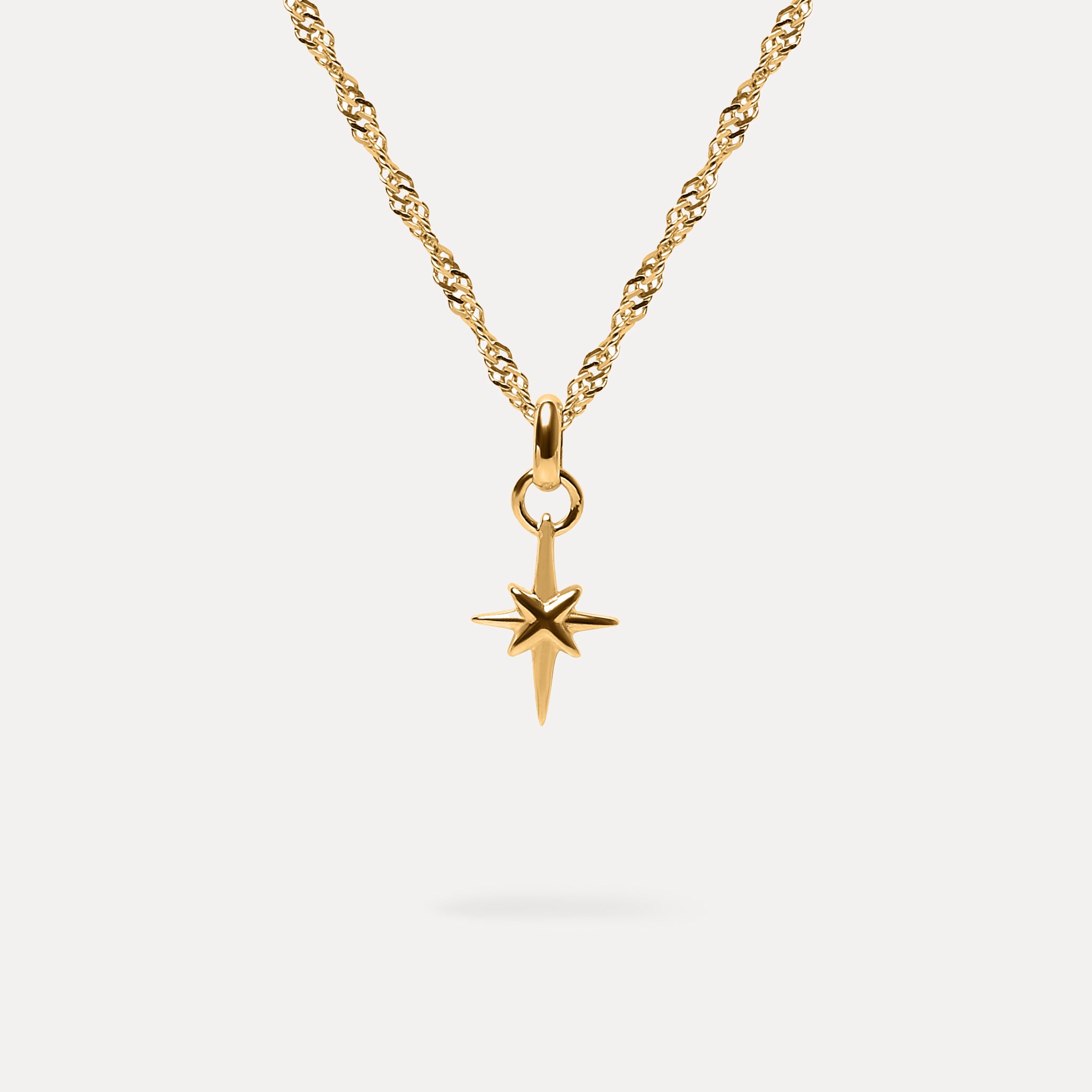 Stilnest Instants Star Light Halskette 925 Silber 45cm Stern