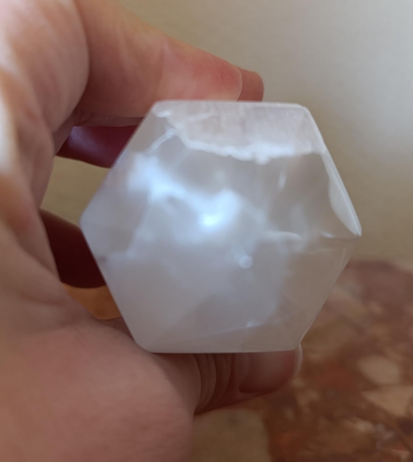 NKlaus Healing Crystals Selenit-Obelisk 10,5x4cm