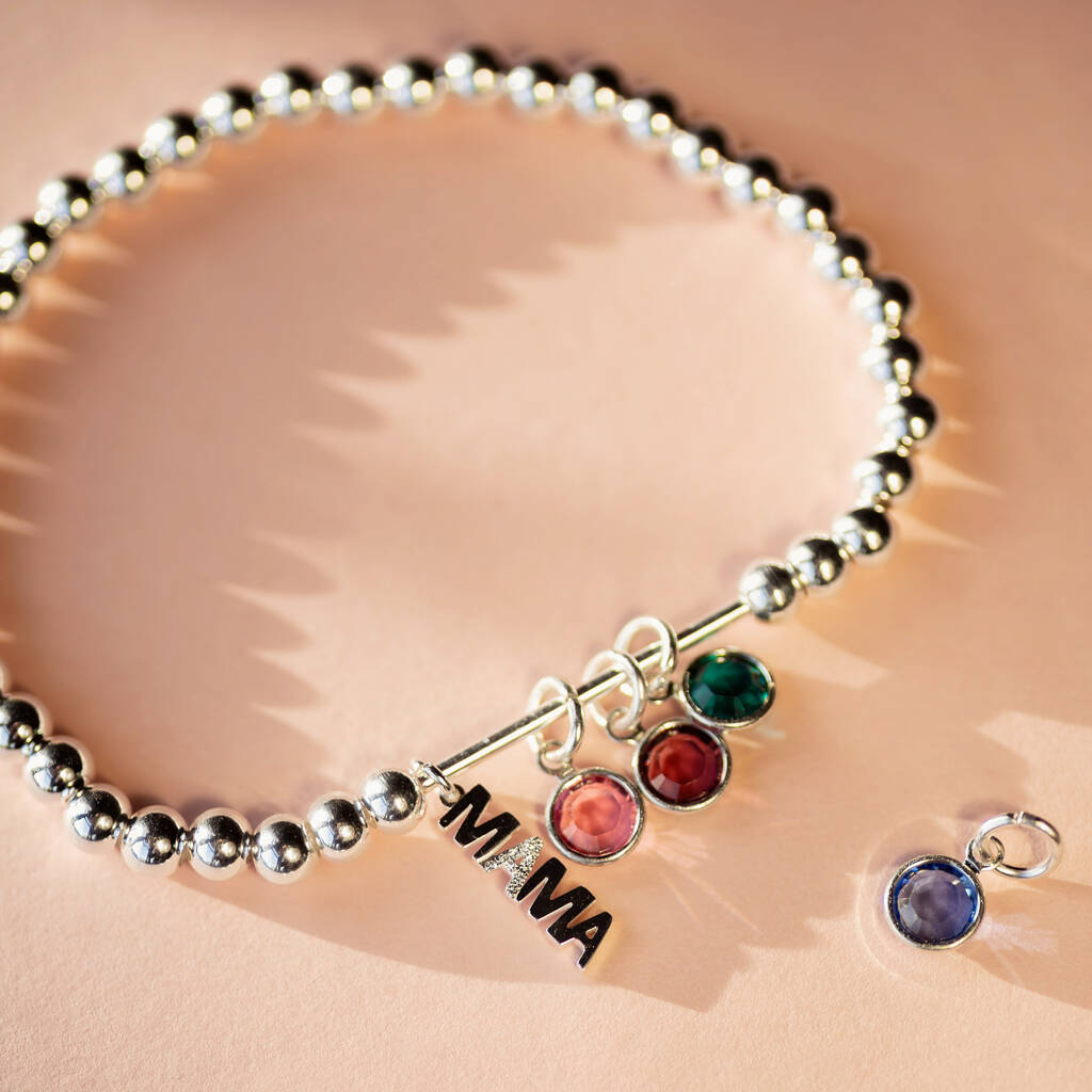 Joy by Corrine Smith Mama Armband Gold Geburtsstein Kristall