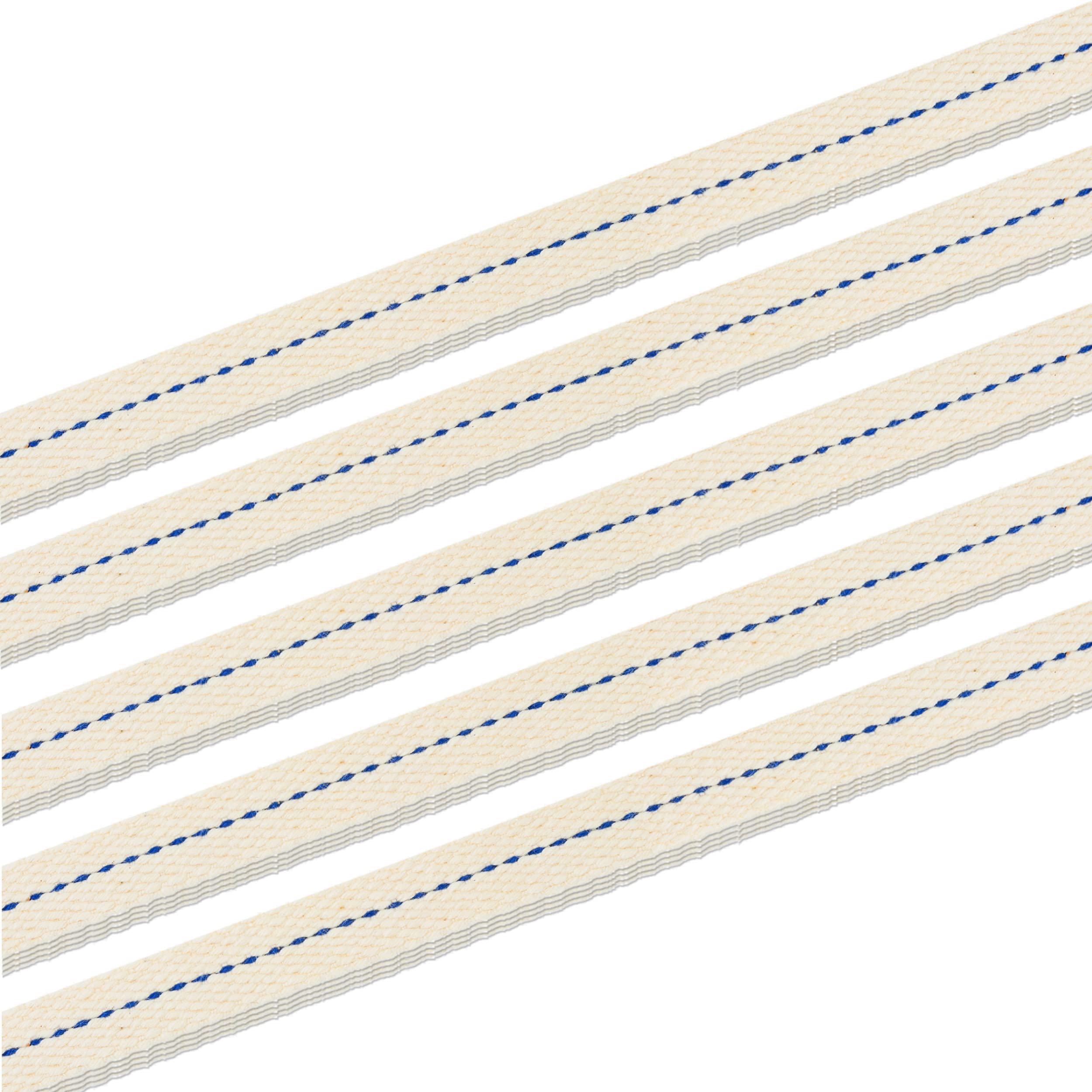 NKlaus Wicks Flachdocht 10mm Baumwolldocht 10x12cm 10 Stück