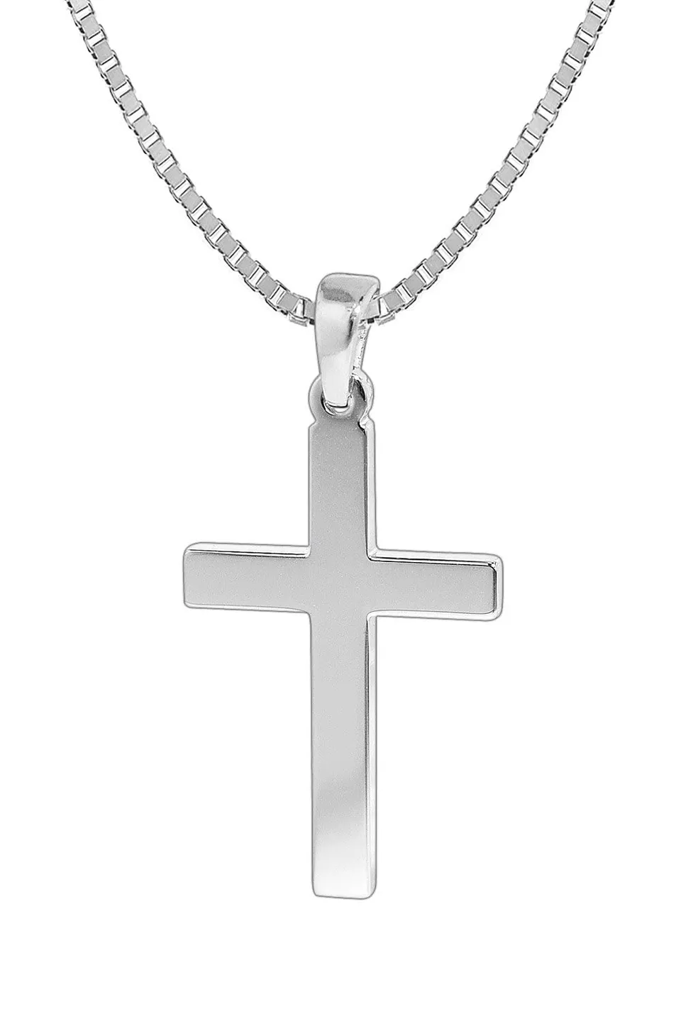 trendor 35844 Halskette Herren Kreuz Silber 925
