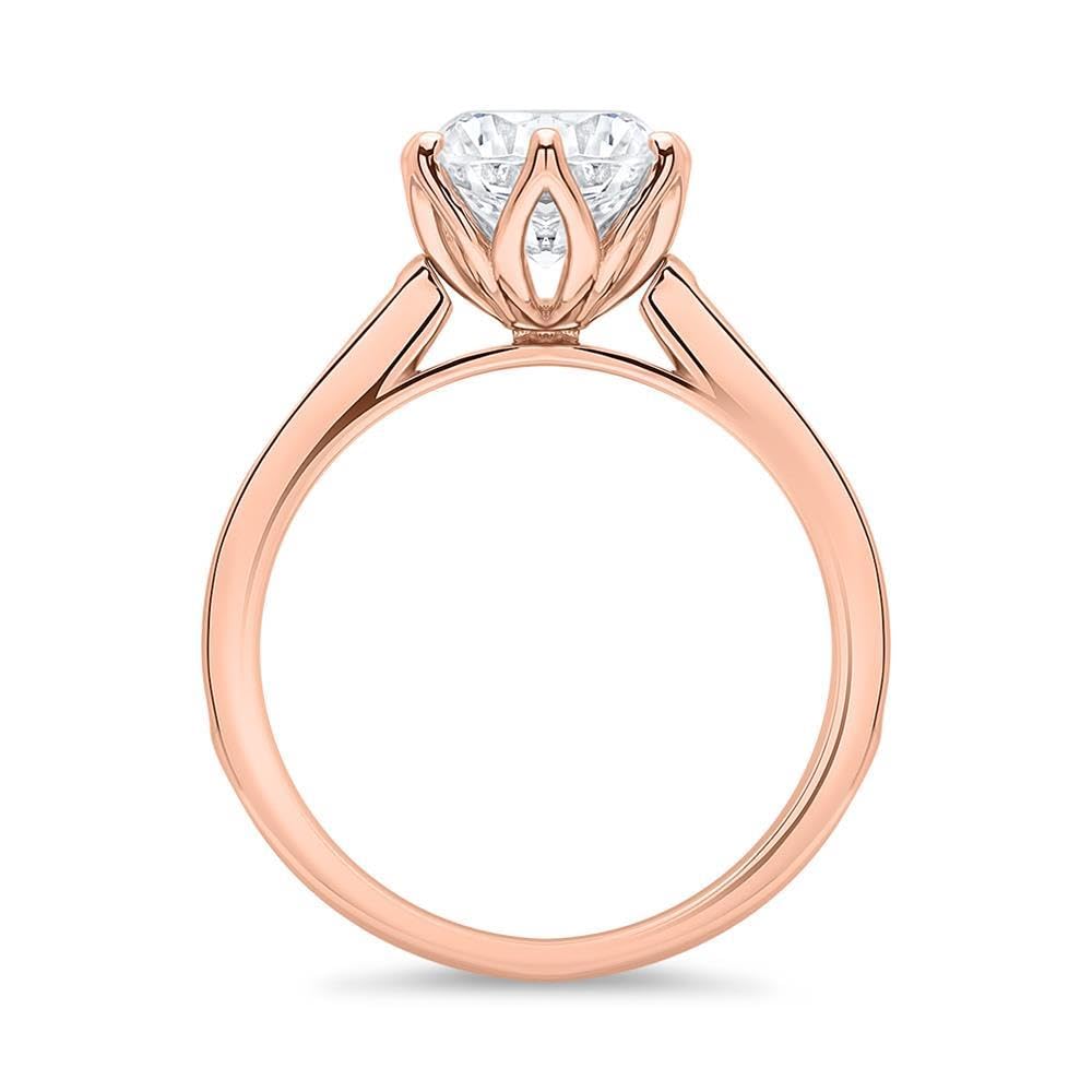JEWLIX Verlobungsring 925 Silber Roségold Zirkonia Größe 56