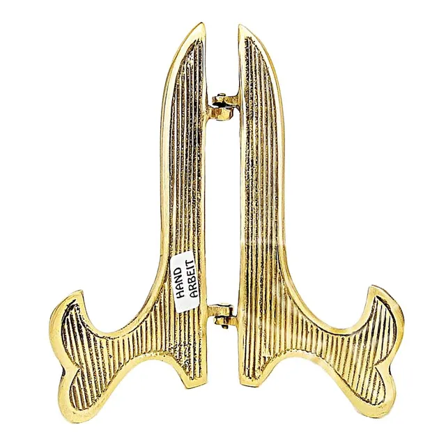 NKlaus Candle Holder Kerzenständer Messing 22cm Handarbeit