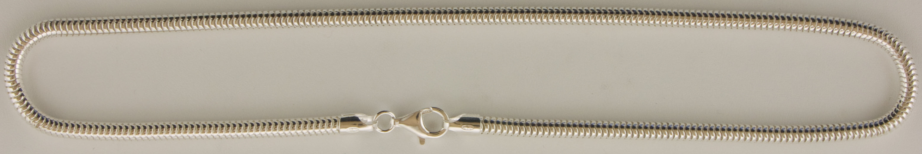 Eugen Rühle Schlangenketten Snake Chain 5,0mm Halskette 50cm 925 Silber