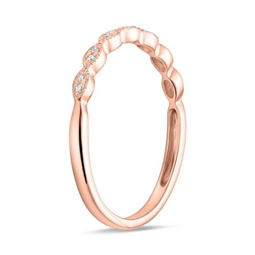 JEWLIX DR0405-14KR Diamantring Roségold 0,04ct