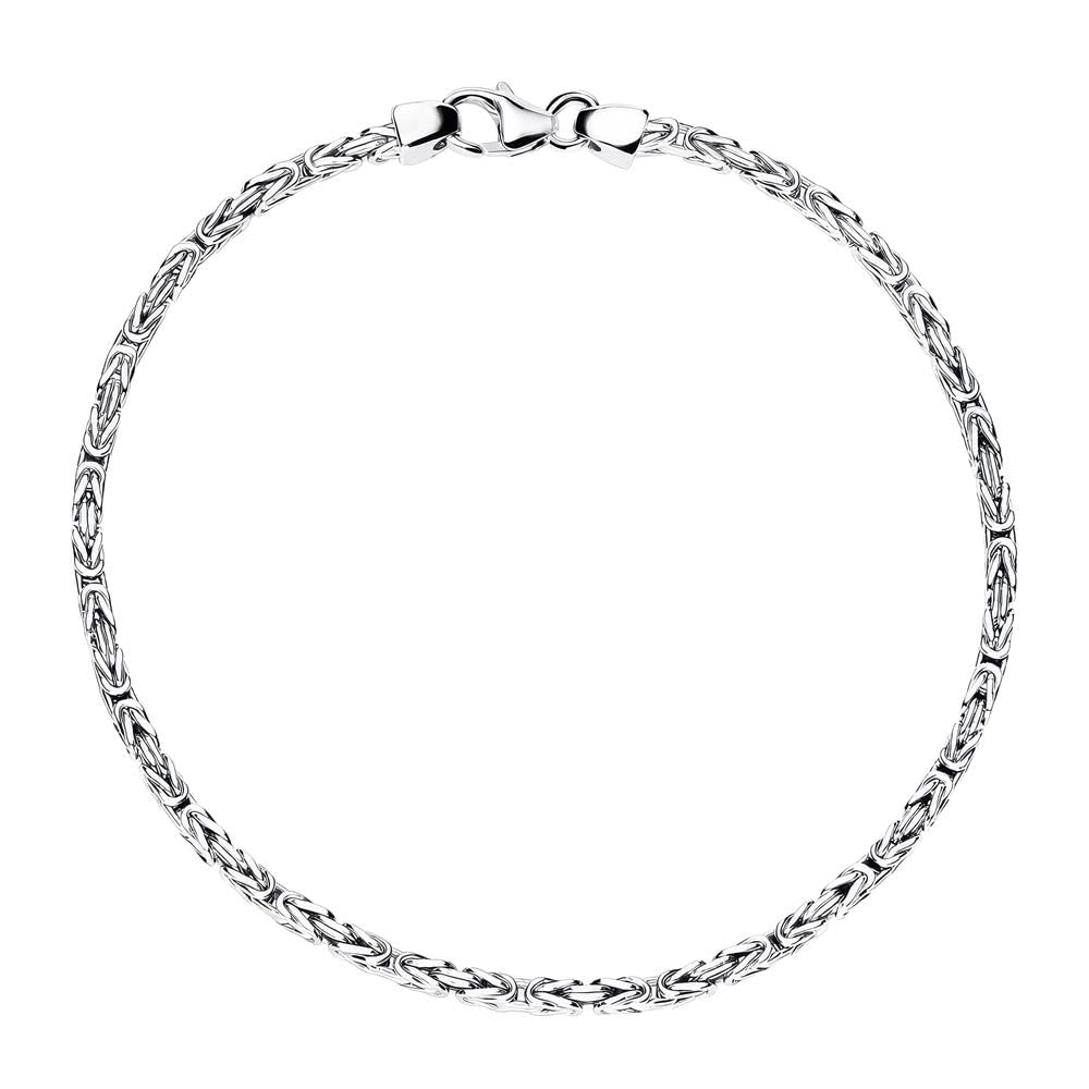 JEWLIX Königsarmbänder Königsarmband Silber 925 23cm 2mm