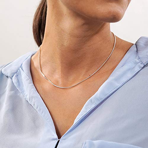 trendor Halsketten Veneziakette 41185 Silber-Kette 45 cm 1,2 mm