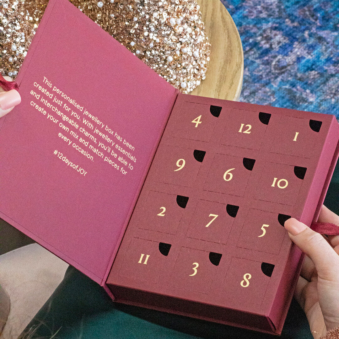 Joy 12 Days September Schmuck Adventskalender Gold Set