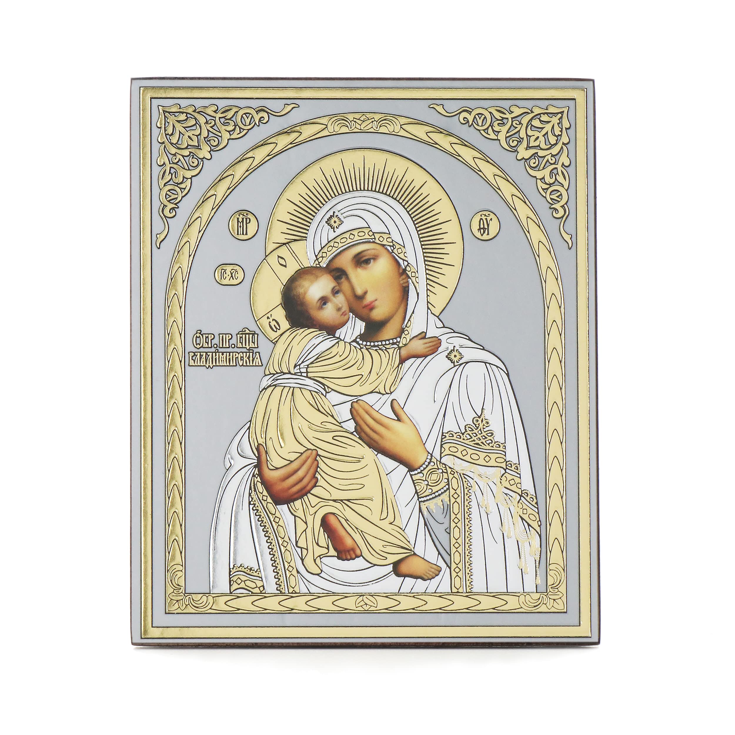 NKlaus Religious Icons Ikone Gottesmutter von Pochaev 10x12cm