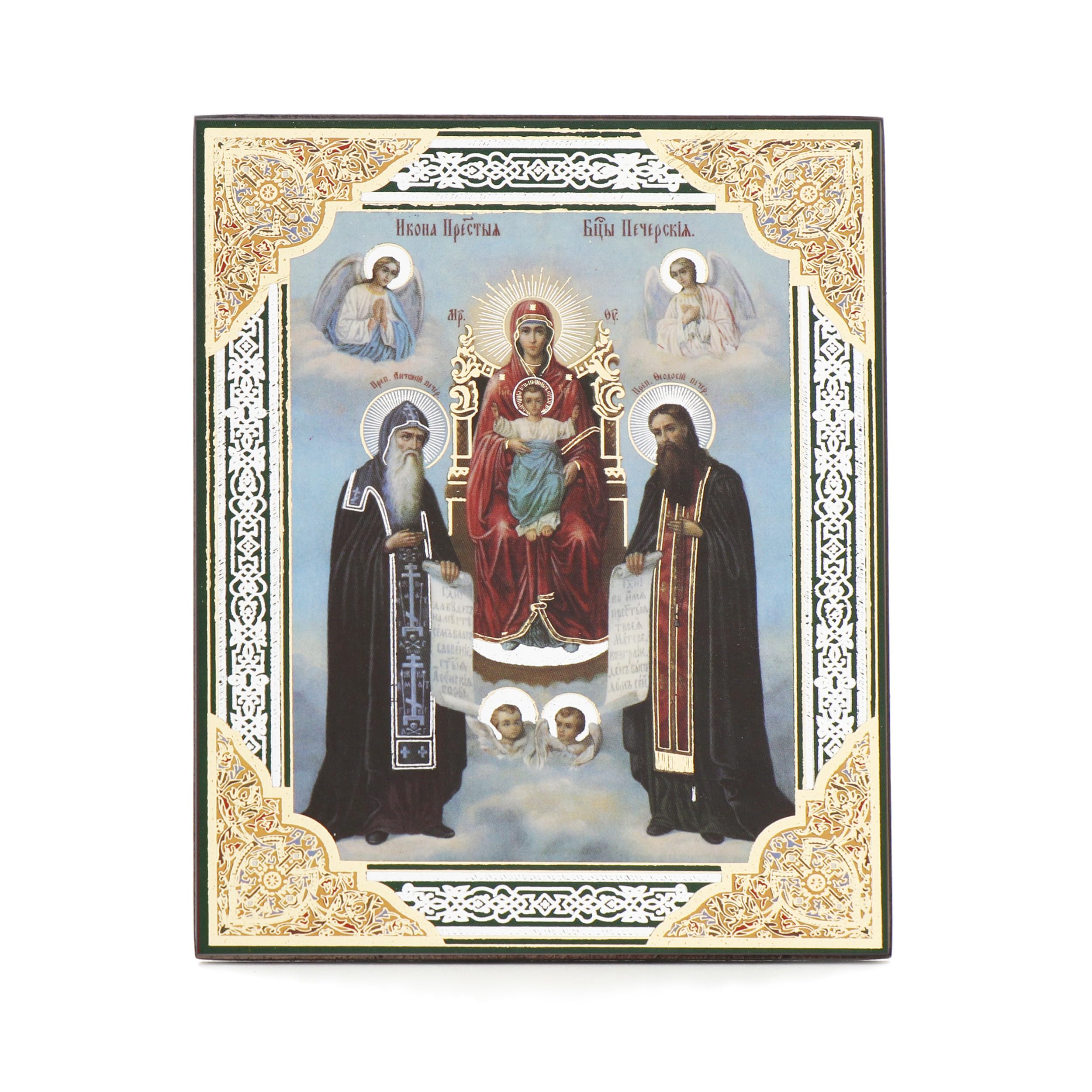 NKlaus Ikone Mutter von Immerwährenden Hilfe Holz 10x12 cm