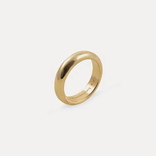 Stilnest Rings The Bold Fair Band Ring 585 Gold Gr. 52 massiv
