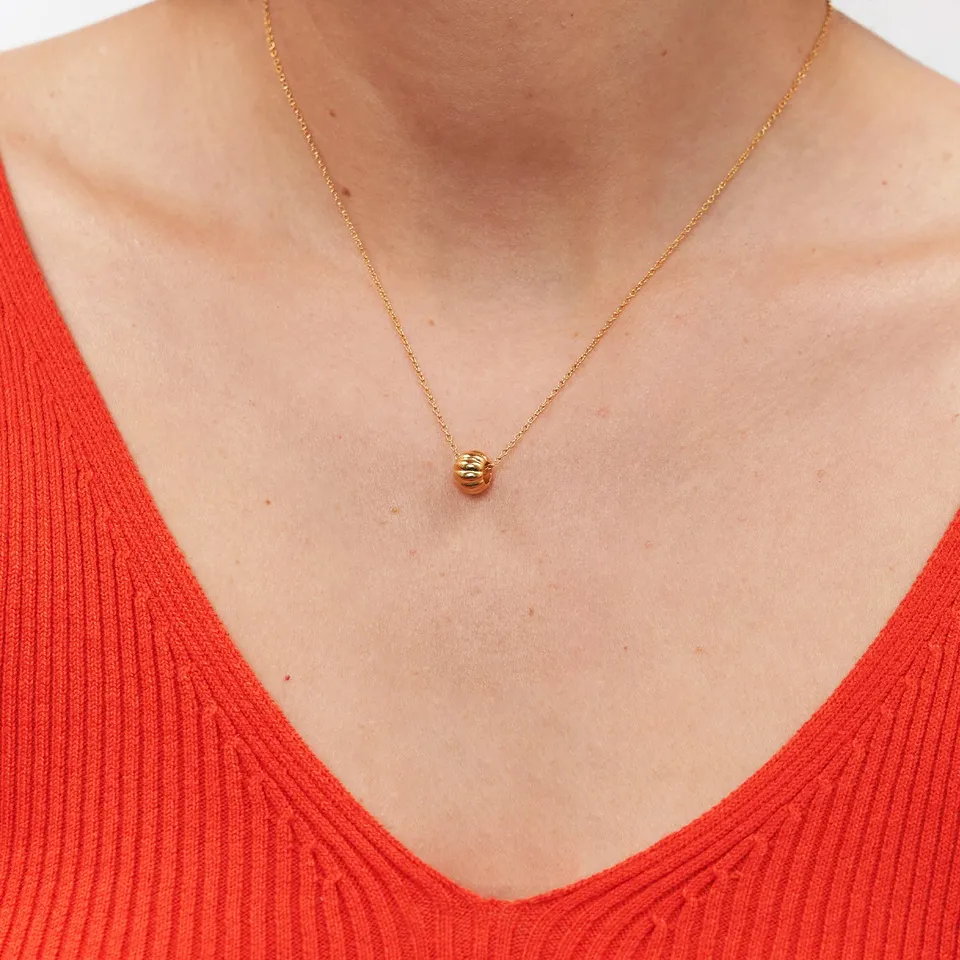 Stilnest Eden Citrus Kette Gold Vermeil 925 Silber 45/60cm