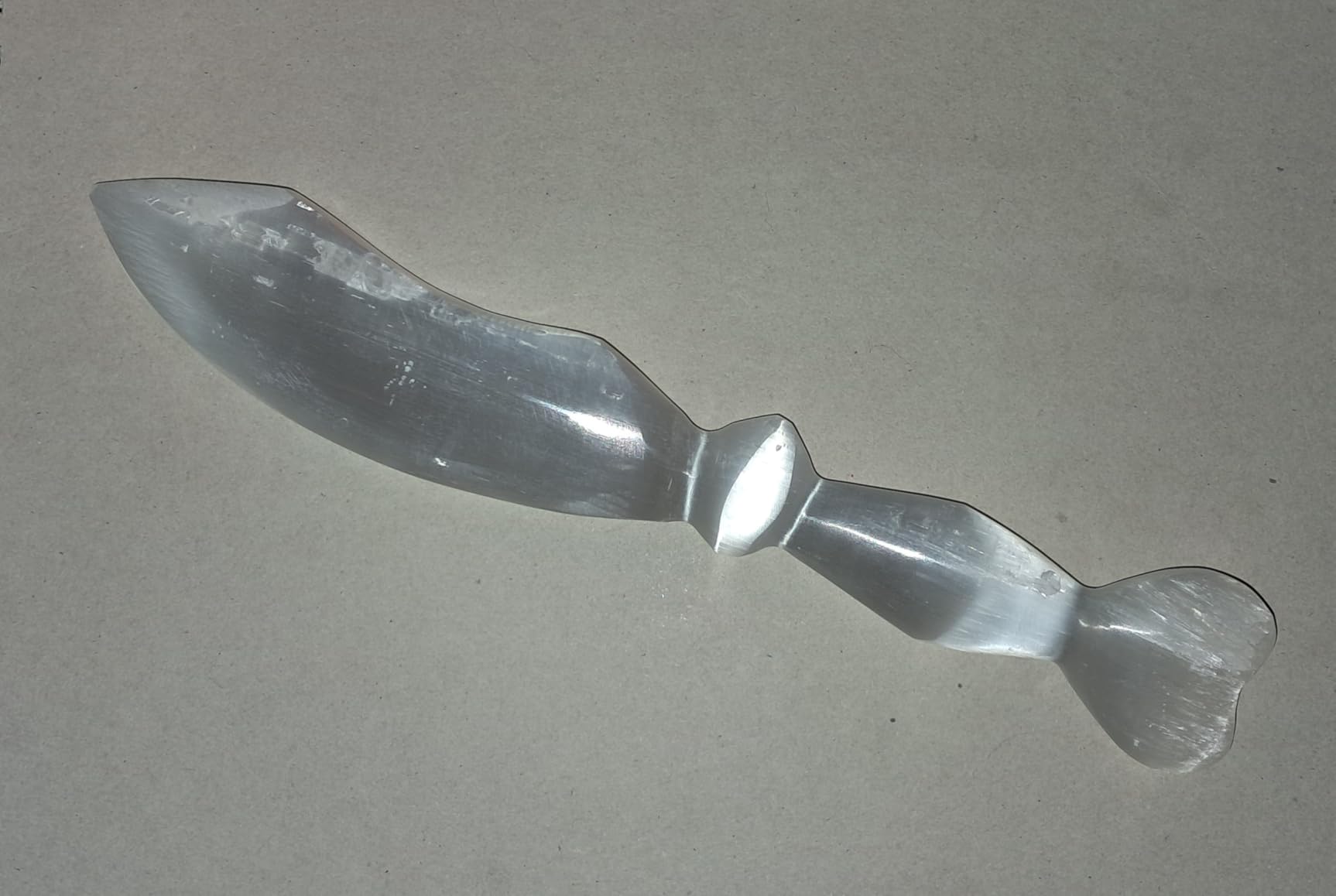 NKlaus Healing Crystals Selenit Ritualmesser 30cm
