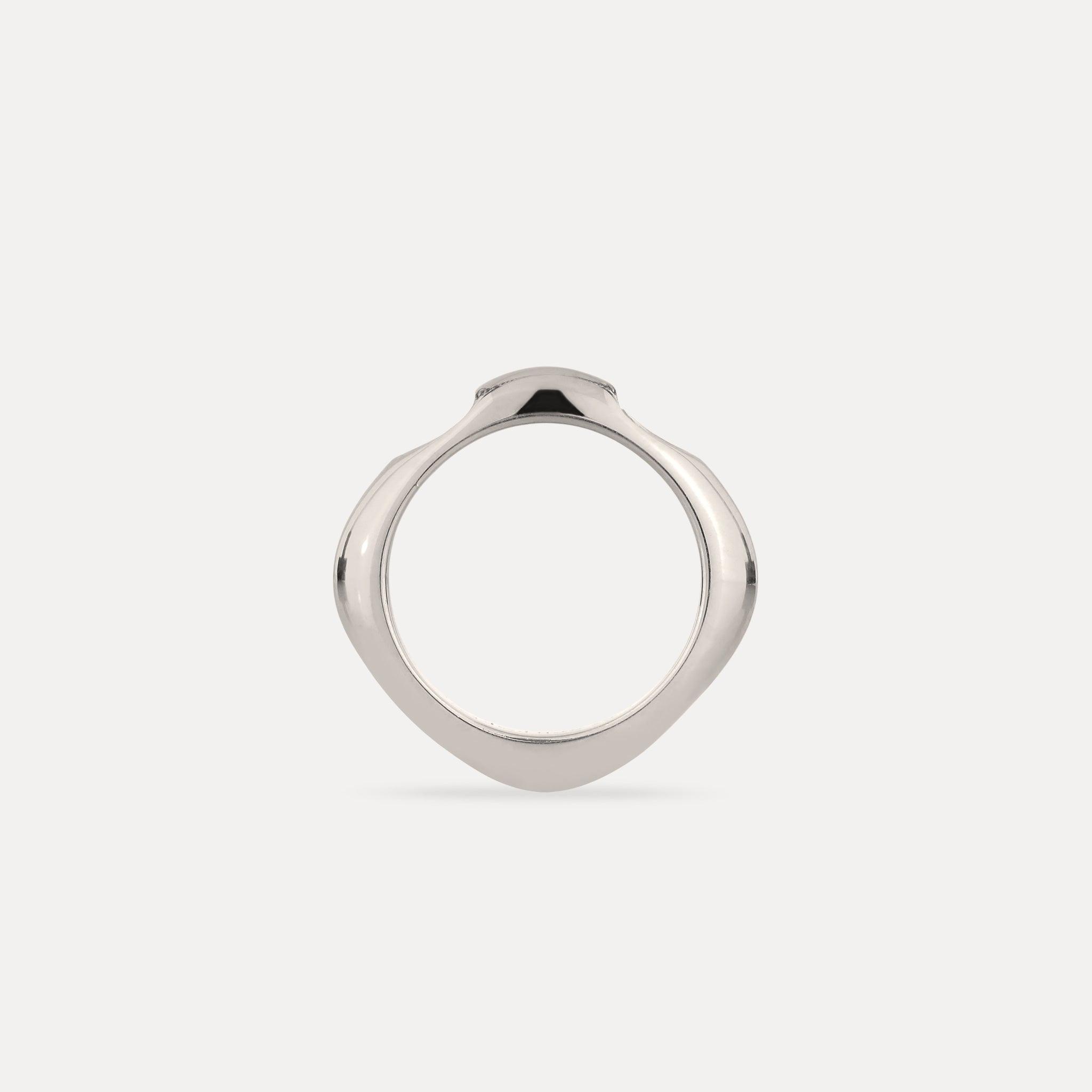 Stilnest Contour Ring Anhänger Gold Vermeil skulptural