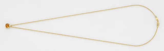 Eugen Rühle Anhänger Citrin 5mm Gelbgold Anhänger 585 GG
