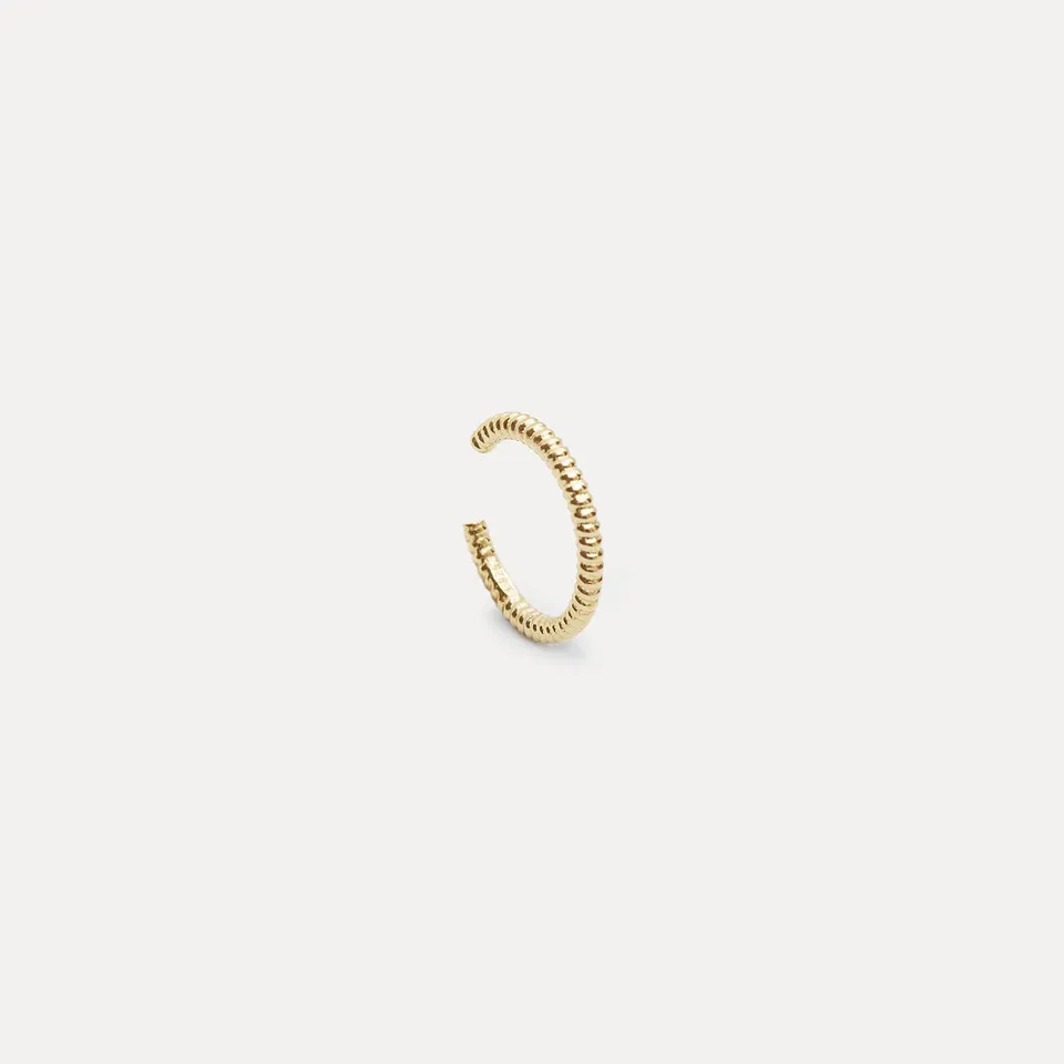 Stilnest Snake Tail Ear Cuff 585 Gold Ohrmanschette