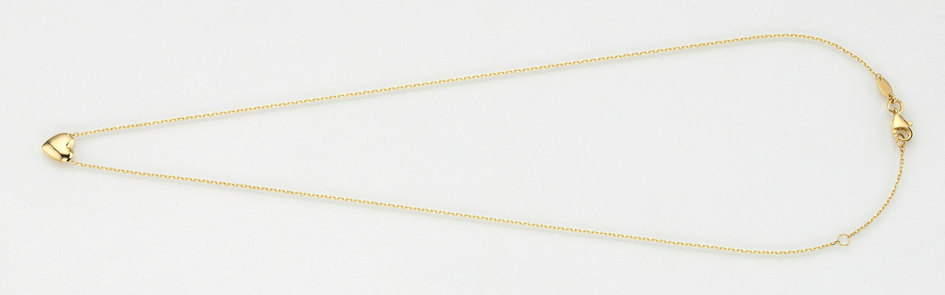 Eugen Rühle Anhänger 37.3632 Herzanhänger Gold 585 mit Kette 42 cm