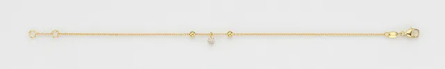 Eugen Rühle Armbänder Armband 0,06ct Gelbgold 585 Kugeln