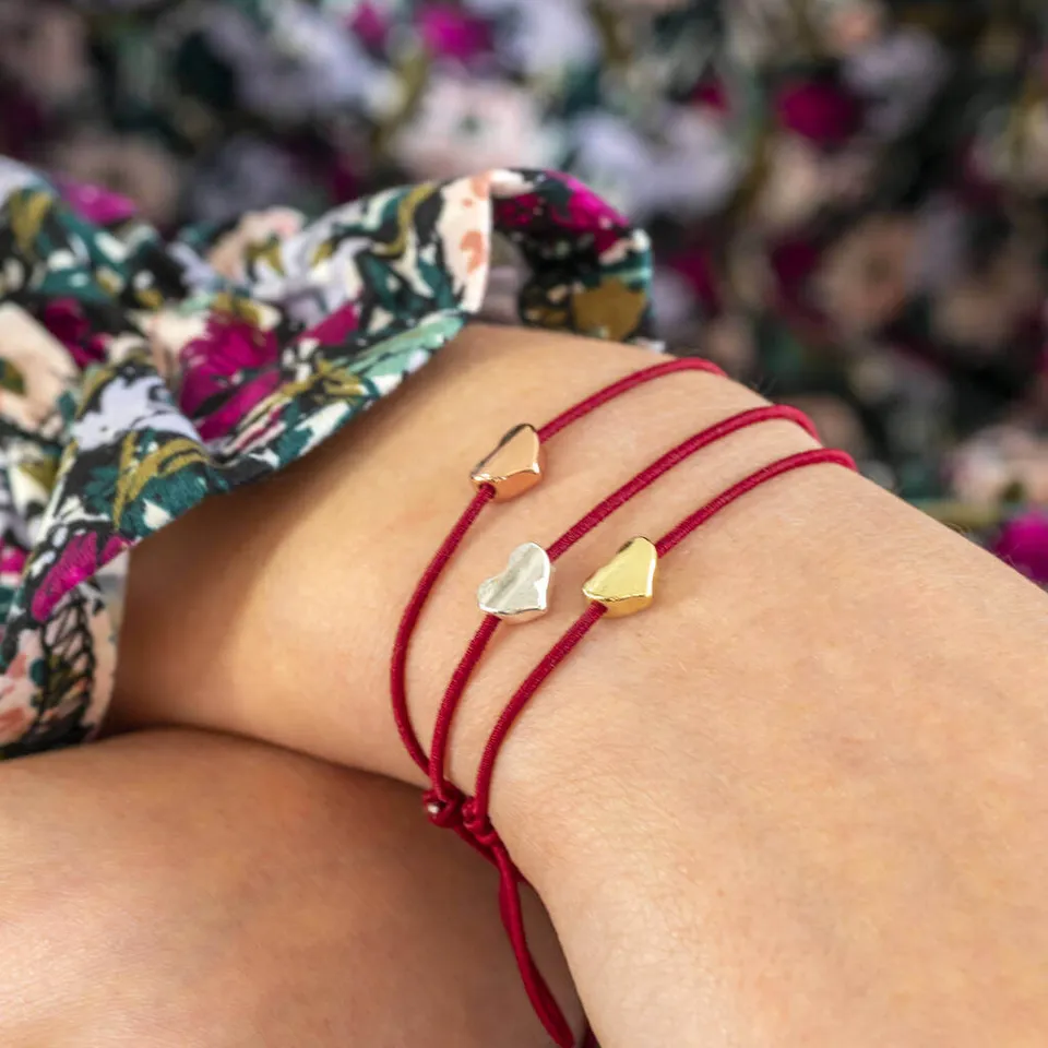 Joy by Corrine Smith Friendship Armband Herz Gold