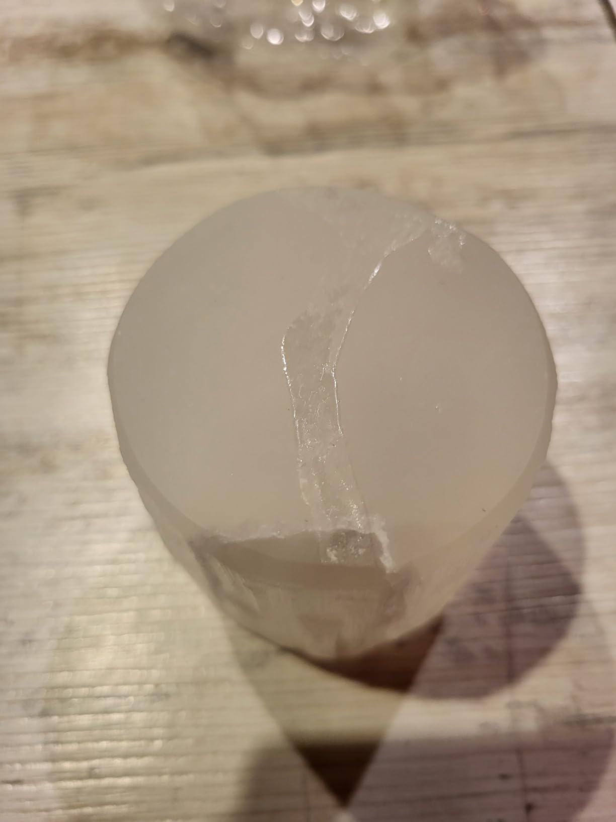 NKlaus Selenit Teelichthalter Heilstein 6x6 cm 1 Stück