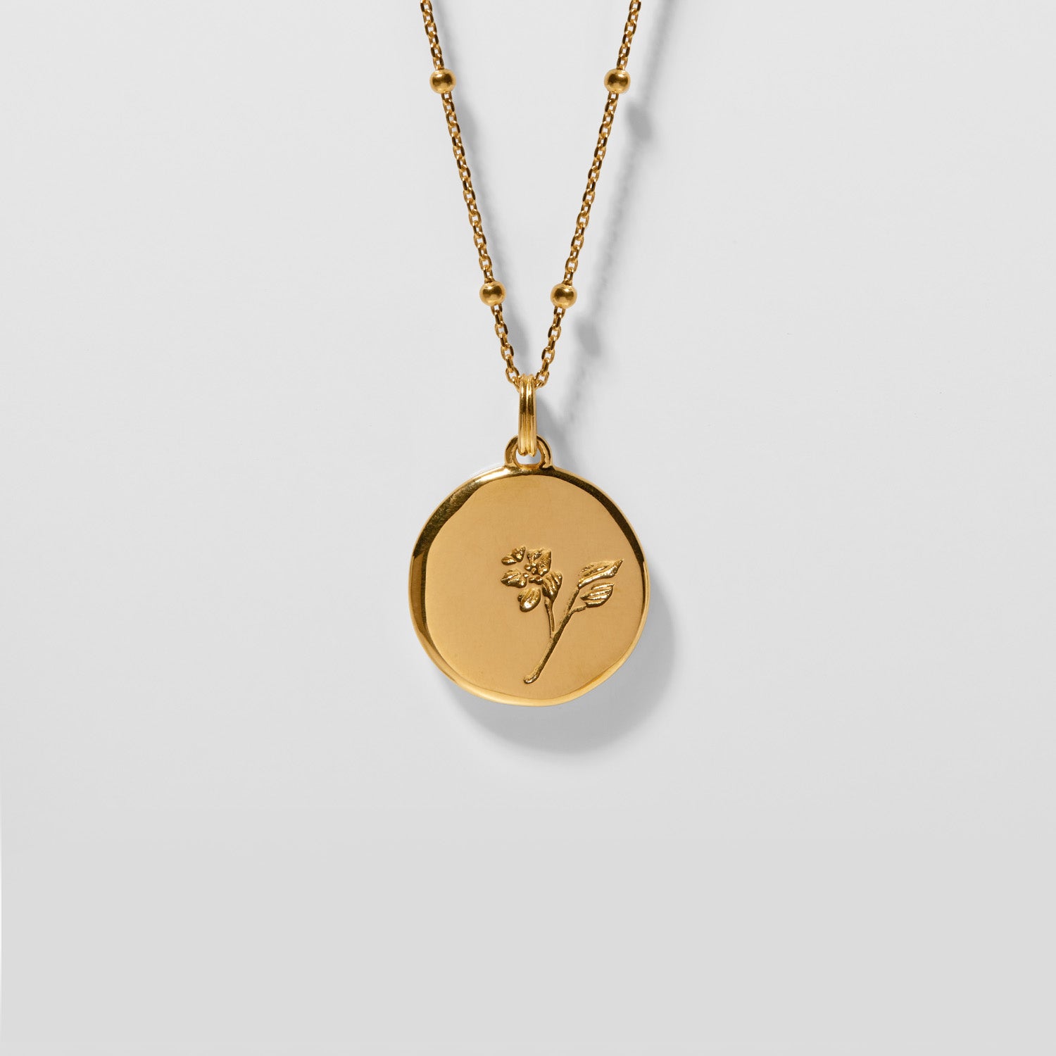 Stilnest Eden Lilly Kette Satellite 45cm 24k Gold Vermeil