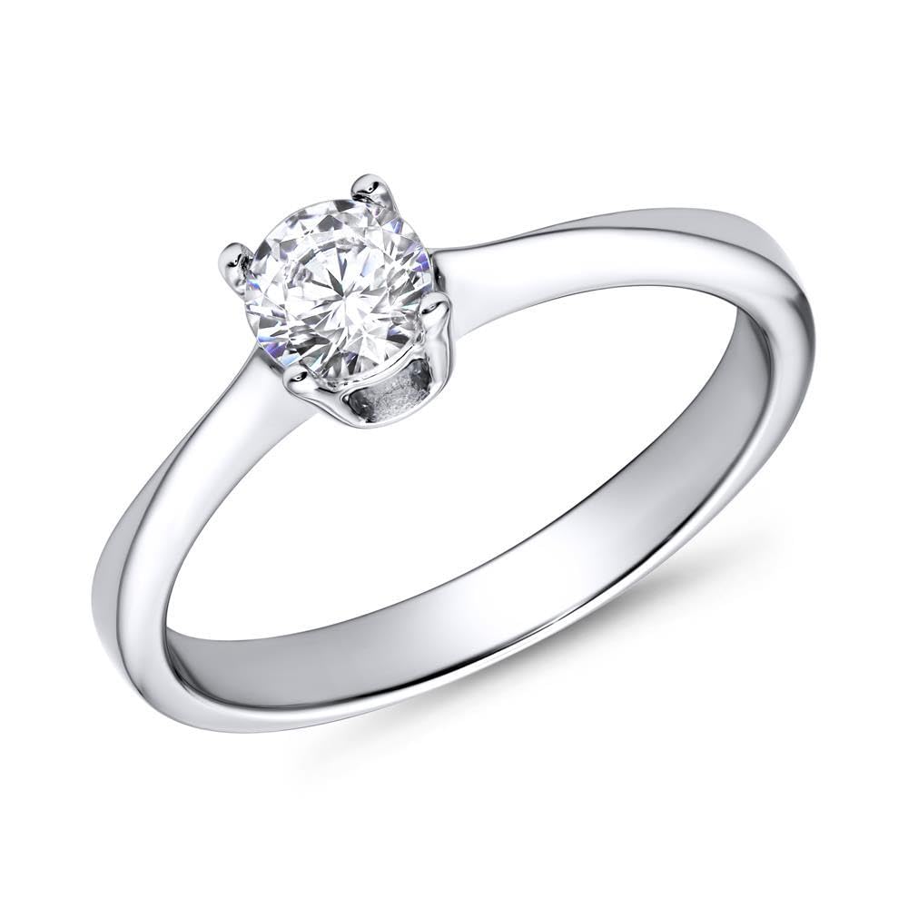 JEWLIX VR0020 Verlobungsring Silber Zirkonia 0,35ct