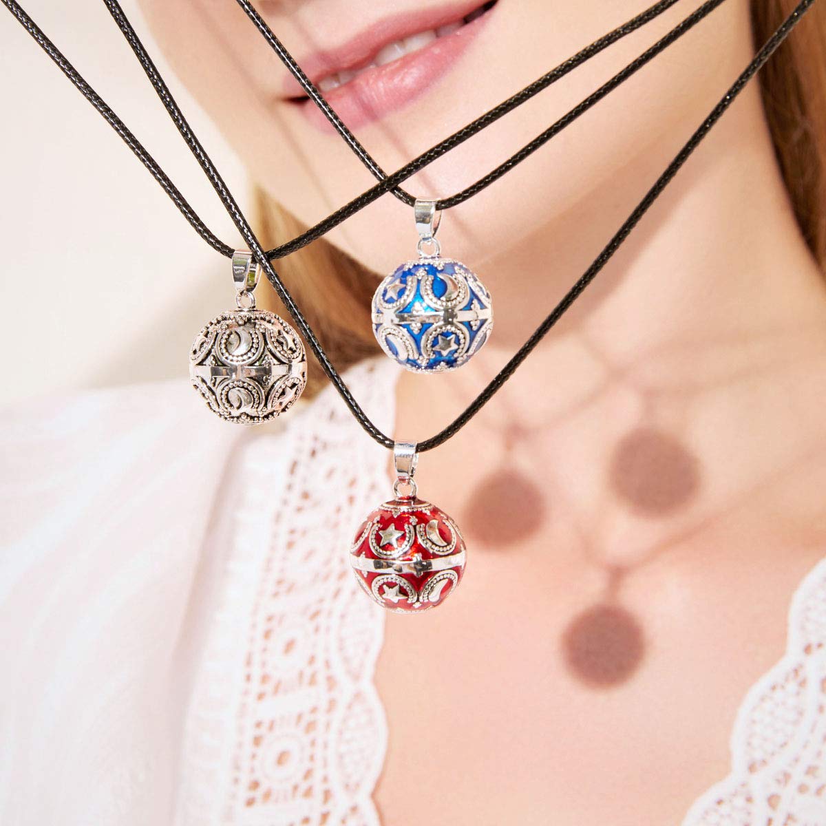 Eudora Harmony Bola Vintage Erde Kette Schwangerschaft Blau