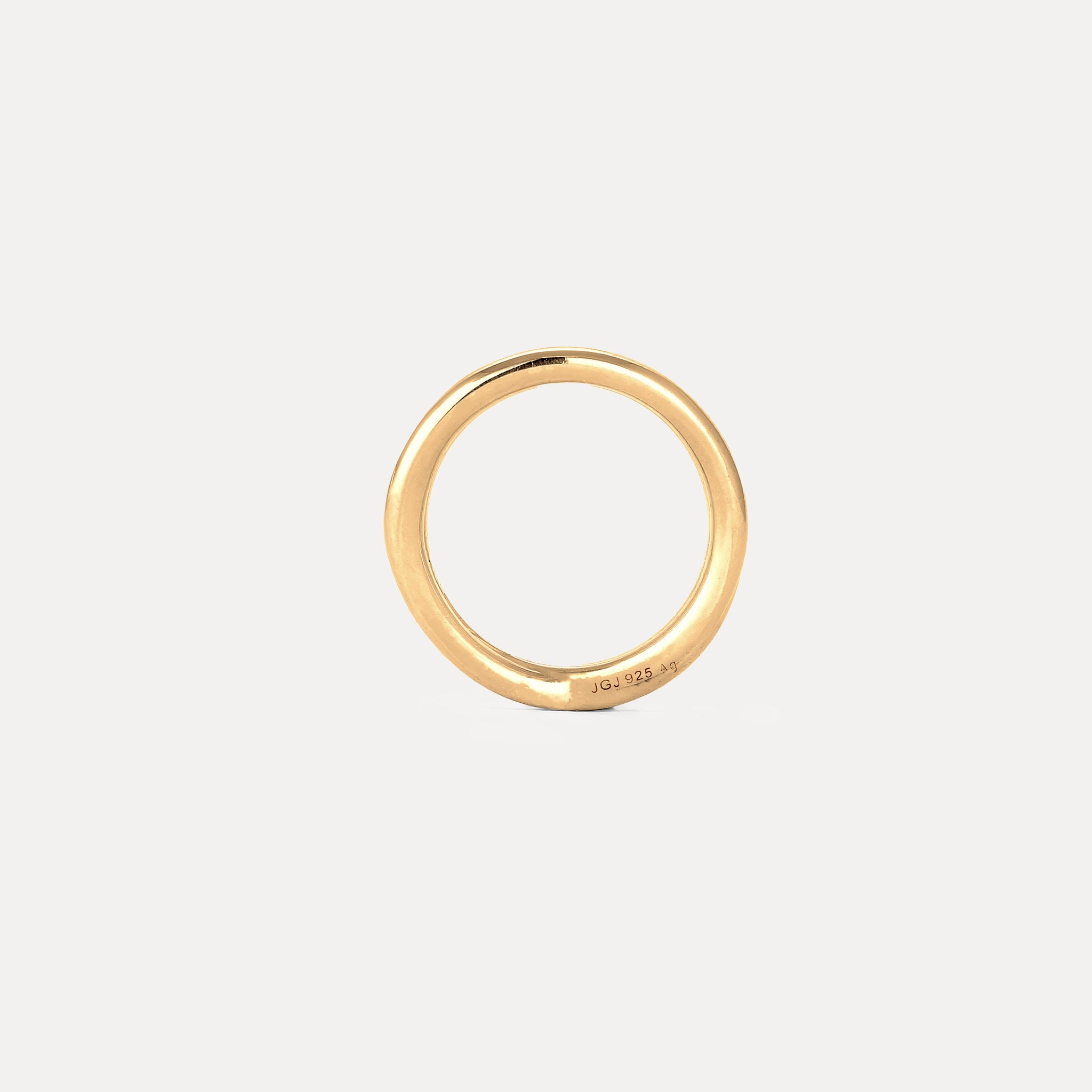 Stilnest Hypnotic Loop Ring 24k Gold Vermeil Gr.56