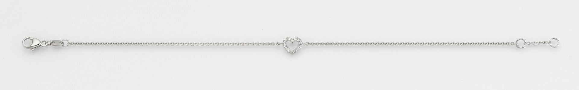 Eugen Rühle Armbänder Herz Brillant 0,07ct Goldarmband