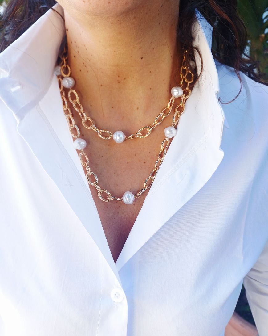 Alevá Bijoux Collane Sveva Halskette Gold 95 cm