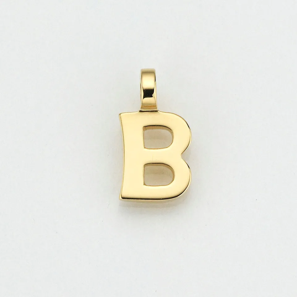 Eugen Rühle Anhänger Buchstabe B 585 Gelbgold