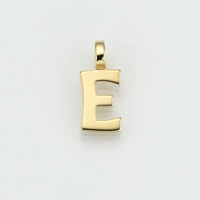 Eugen Rühle Anhänger Buchstabe E 585 Gold Pendant