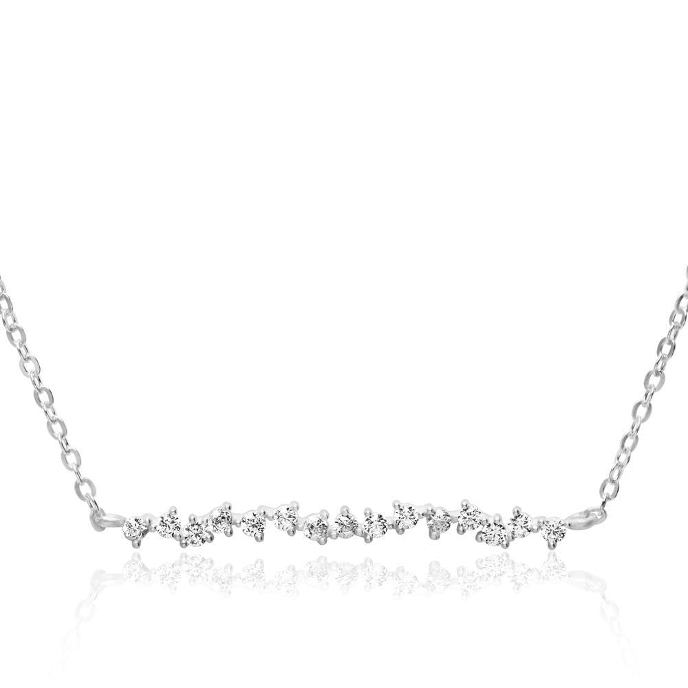 JEWLIX Ketten mit Anhänger Silberkette 925er Zirkonia Damen