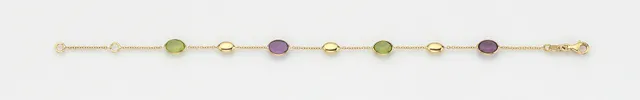 Eugen Rühle Armbänder 37.2101.271-100 Armband Amethyst Peridot Gold