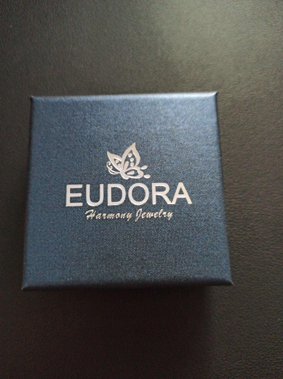 Eudora Harmony Bola Herz Buchstabe M Halskette Silber 18 Zoll
