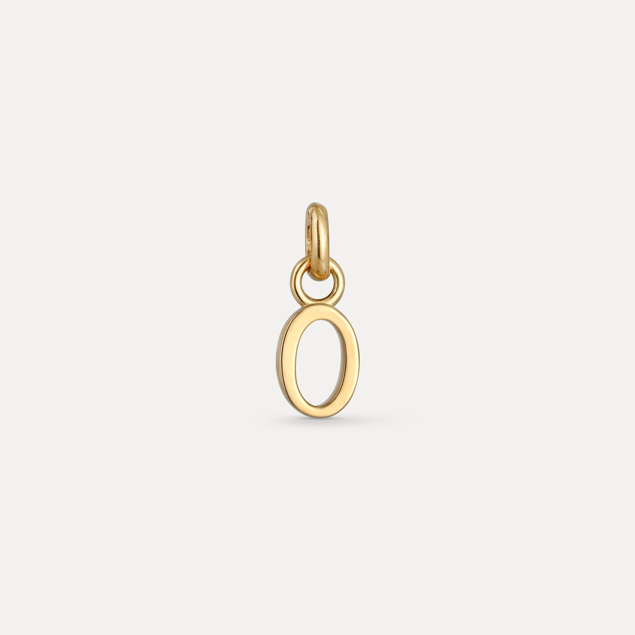 Stilnest Pendants Mini Number Anhänger 585 Gold Zahl 7